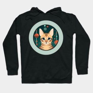 Bengal Cat Xmas Ornament, Love Cats Hoodie